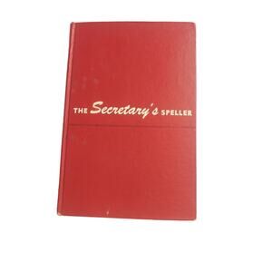 Vintage 1951 The Secretary's Speller Hardback Book by Mary Elizabeth Chute